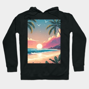 Beach, Tropical ocean Hoodie